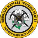 MOUNTAIN WARFARE SUMMER MOUNTAIN LEADER DECAL