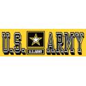US Army with Star Logo Bumper Sticker 