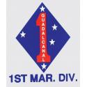 1st Marine Division Guadalcanal Decal