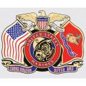 USMC These Colors Never Run Decal
