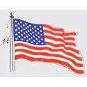 USA Wavy Flag  Decal 