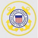 US Coast Guard 4" Round Decal