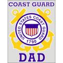 US Coast Guard Dad Decal