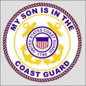 My Daughter  is in the US Coast Guard  Decal 
