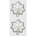 Officers Rank 0-5 Silver Leaf Decal 