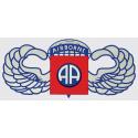 Army 82nd Airborne with Wings Decal