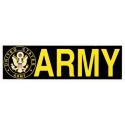Army with Crest Logo Bumper Sticker