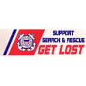 Coast Guard Get Lost Bumper Sticker
