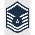US Air Force Master Sgt E-7 Decal