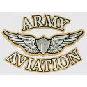 Army Aviation with Wing and Shield Logo Decal