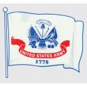 United States Army Wavy Flag Decal