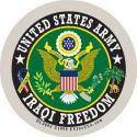 US Army Crest Iraqi Freedom Decal