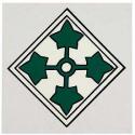 Army 4th Infantry Decal