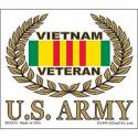 Vietnam VETERAN (ARMY) Decal 