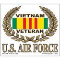 Vietnam VETERAN (Air Force) Decal 