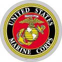 Large US Marines Decal