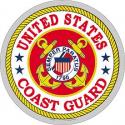 Large US Coast Guard Decal