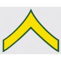 US Army E-2 Private Decal