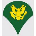 US Army E-4 Specialist Rank Decal