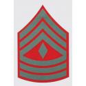 USMC E-8 1st SGT Decal
