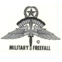  Military Freefall Mastter Decal (Small)