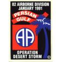 Army 82nd ABN Saudi Arabia Airborne Decal
