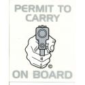 Permit to carry on board Decal