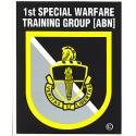 1st. Special Warfare Training Group Decal (Sm)