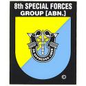 Special Forces 8th Group Decal 