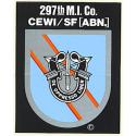 Special Forces 297th Military Intelligence Company Decal