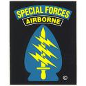 Special Forces Shoulder Patch SSI Decal