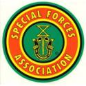 Special Forces Association Round Disc Decal