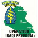 Special Forces Iraq Decal