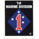 1st Marine Division  Decal 