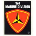 3rd  Marine Division  Decal 