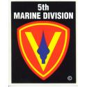 5th  Marine Division  Decal 