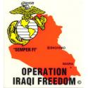 USMC Iraqi Freedom Decal 