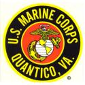 US Marines Quantico, VA Decal