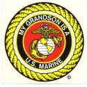 My Grandson Is a Marine Decal