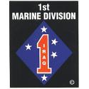 Marines 1st Div. Iraq Decal