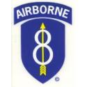 Army 8th Infantry Airborne Decal