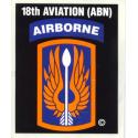 Army 18th Aviation Airborne Decal 