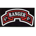  Ranger 6th Battalion Tab Decal