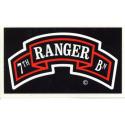  Ranger 7th Battalion Tab Decal