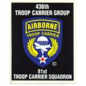 Army 436th Troop Carrier Group Airborne Decal