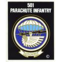 Army 501st Parachute Infantry Regiment Airborne Decal