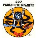 Army 507th Infantry (Spider) Airborne Decal