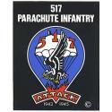 Army 517th Parachute Infantry Airborne Decal