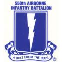 Army 550th Parachute Infantry Airborne Decal