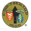 Special Forces 60 Years Decal